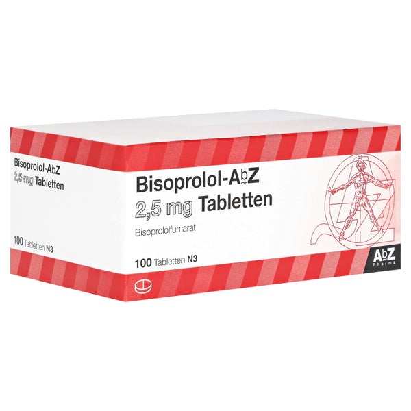 Bisoprolol AbZ 2,5 mg Tabletten 100 St