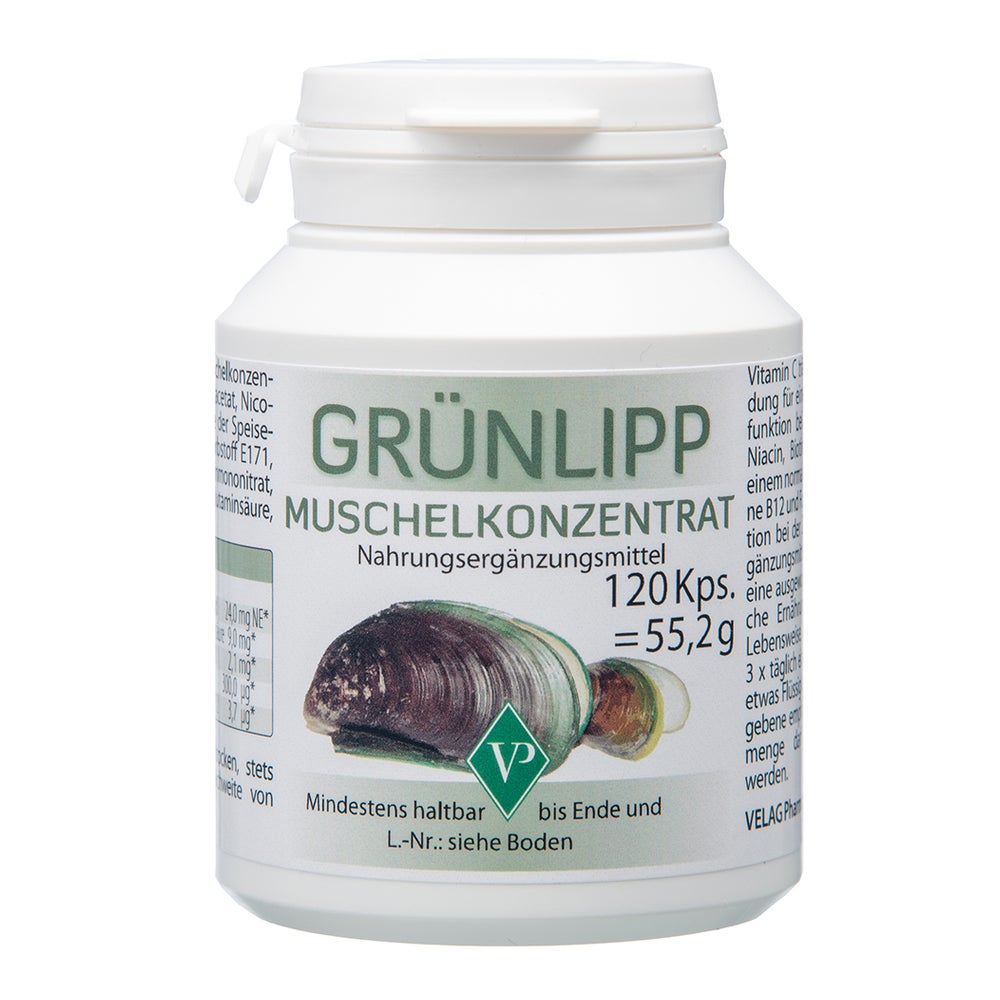 Grünlippmuschel Konzentrat Kapseln 120 St