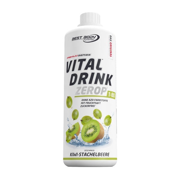 Best Body Vital Drink  Kiwi Stachelbeere 1000 ml