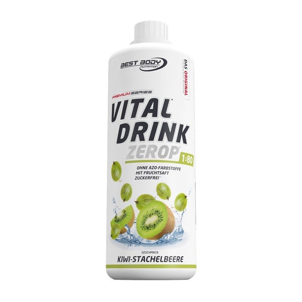 Best Body Vital Drink  Kiwi Stachelbeere 1000 ml
