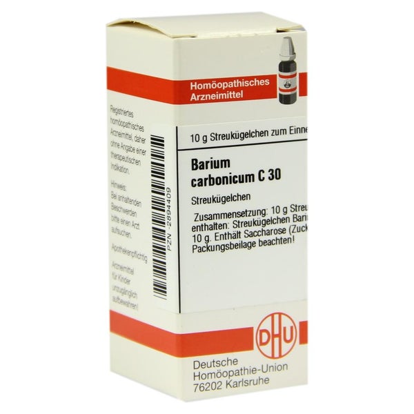 Barium Carbonicum C 30 Globuli 10 g