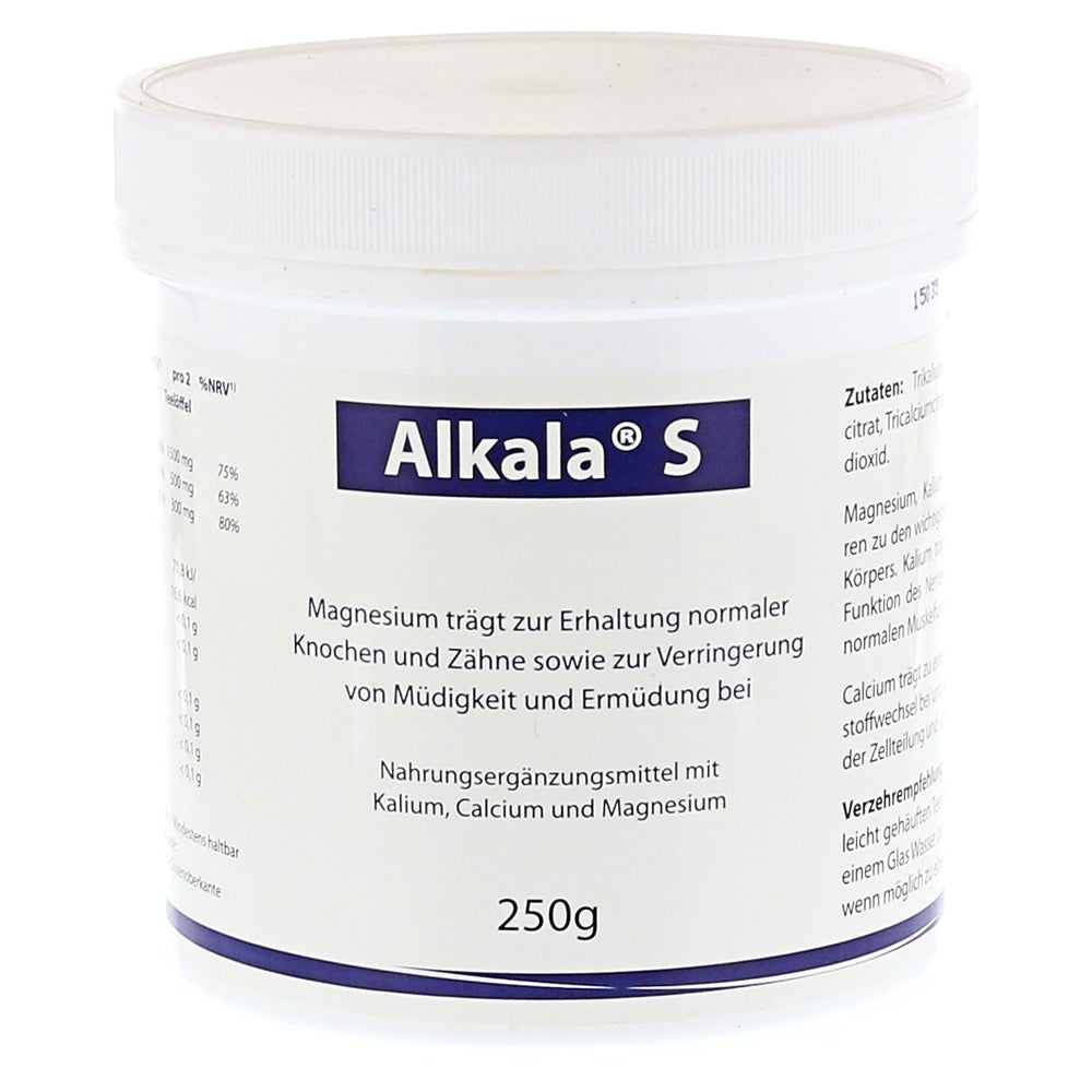 Alkala S Pulver z.Herst.e.Lösung z.Einne 250 g