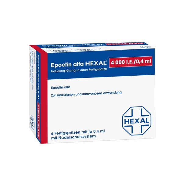 EPOETIN alfa HEXAL 4.000 I.E./0,4 ml Fertigspr. 6X0,4 ml