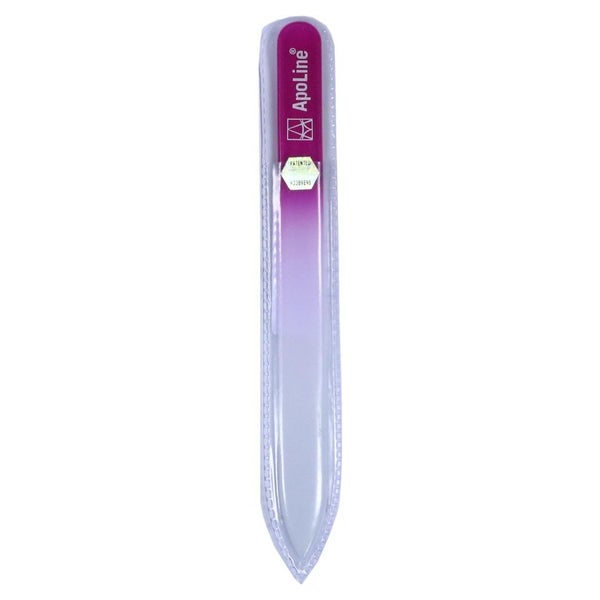 Apoline Nagelfeile Glas 14 cm pink 1 St