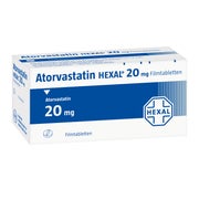 Atorvastatin Hexal 20 mg Filmtabletten 100 St
