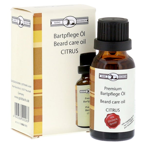 Bartöl Citrus Golddachs 20 ml