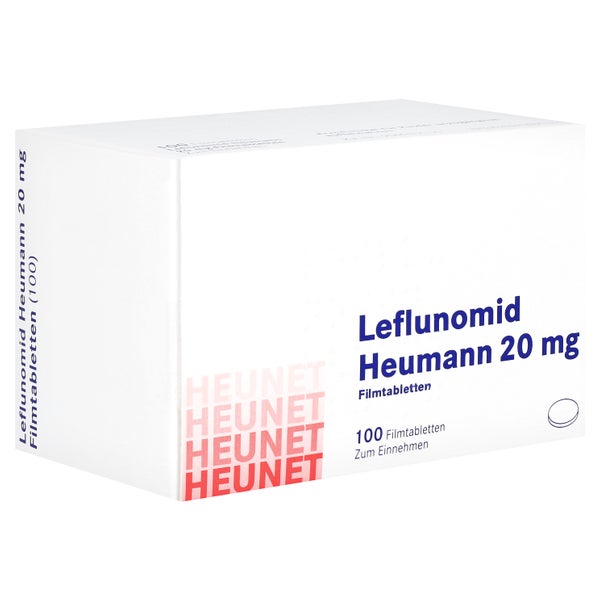 LEFLUNOMID Heumann 20 mg Filmtabletten Heunet 100 St