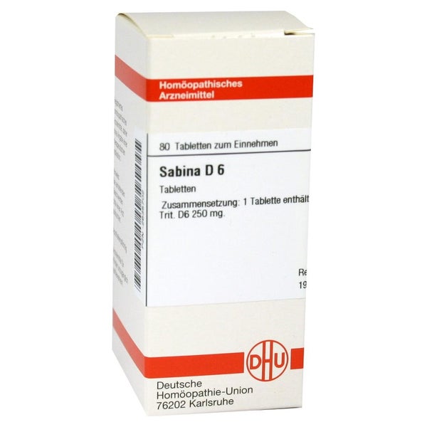 Sabina D 6 Tabletten 80 St