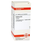 Produktabbildung: Sabina D 6 Tabletten 80 St