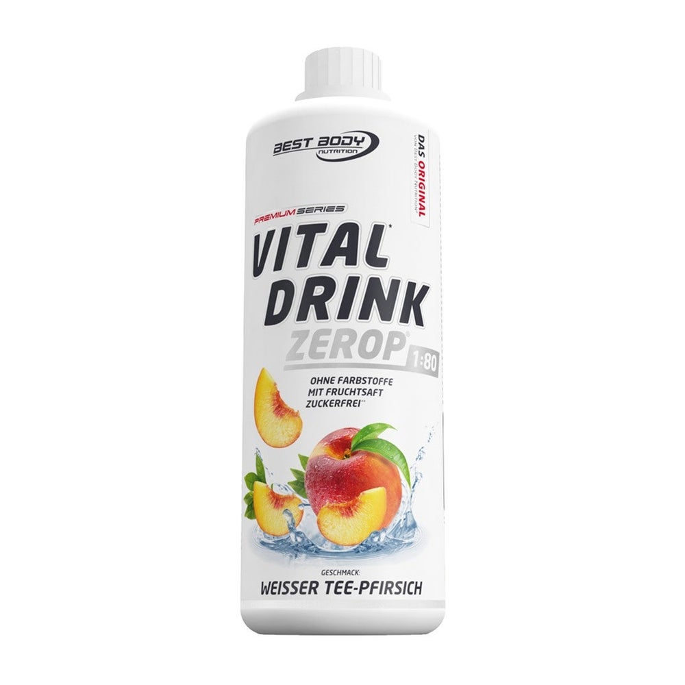 Best Body Vital Drink 1:80 - Weiser-Tee-Pfirsich 1000 ml