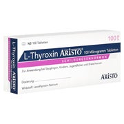 L-thyroxin Aristo 100 Mikrogramm Tablett 100 St