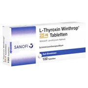 L-thyroxin Winthrop 25 µg Tabletten 100 St