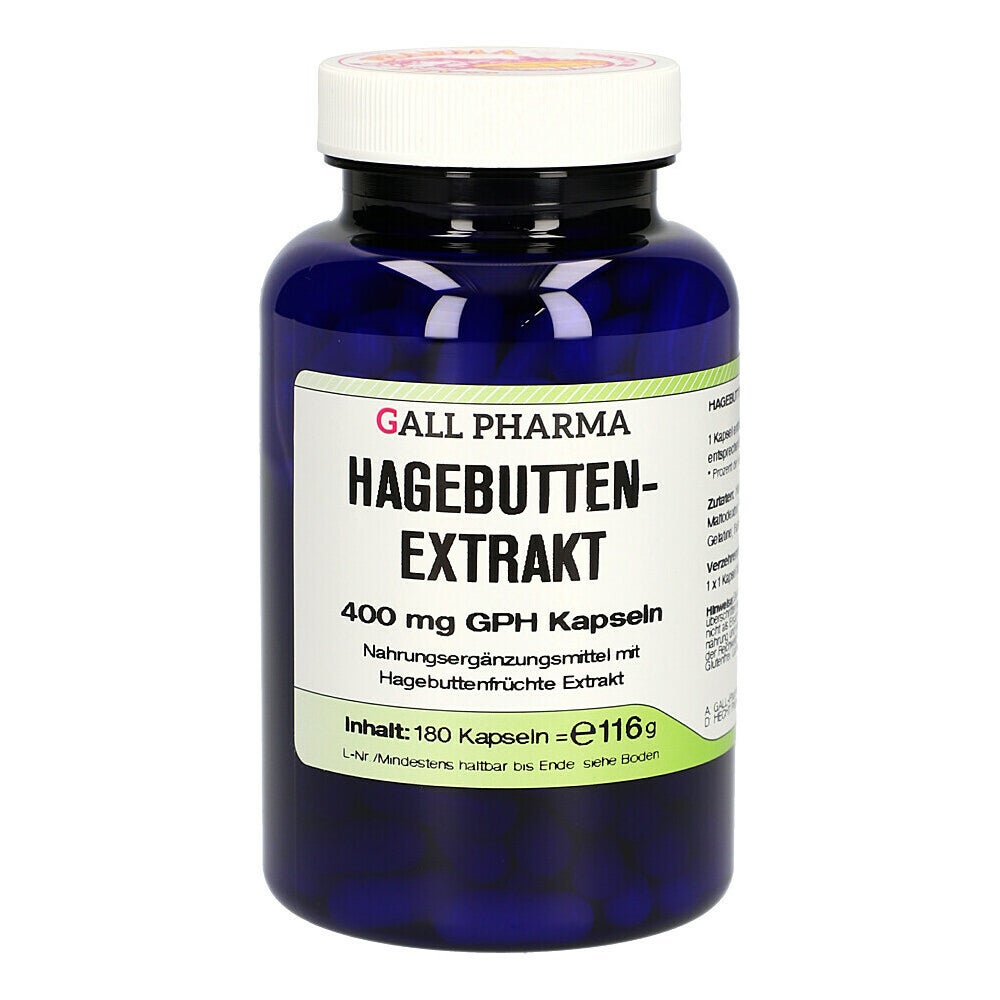 Hagebutten Extrakt 400 mg GPH Kapseln 180 St