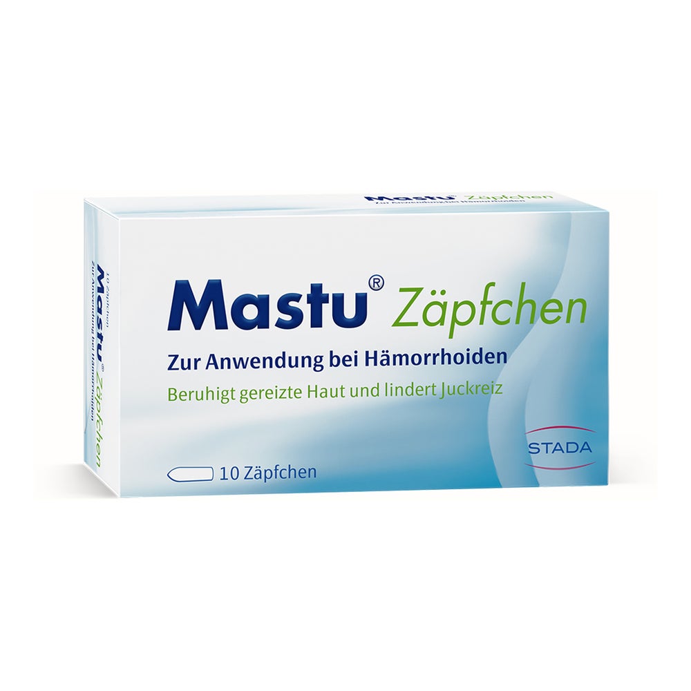 MASTU Hämorrhoiden-Zäpfchen, 10 Stück