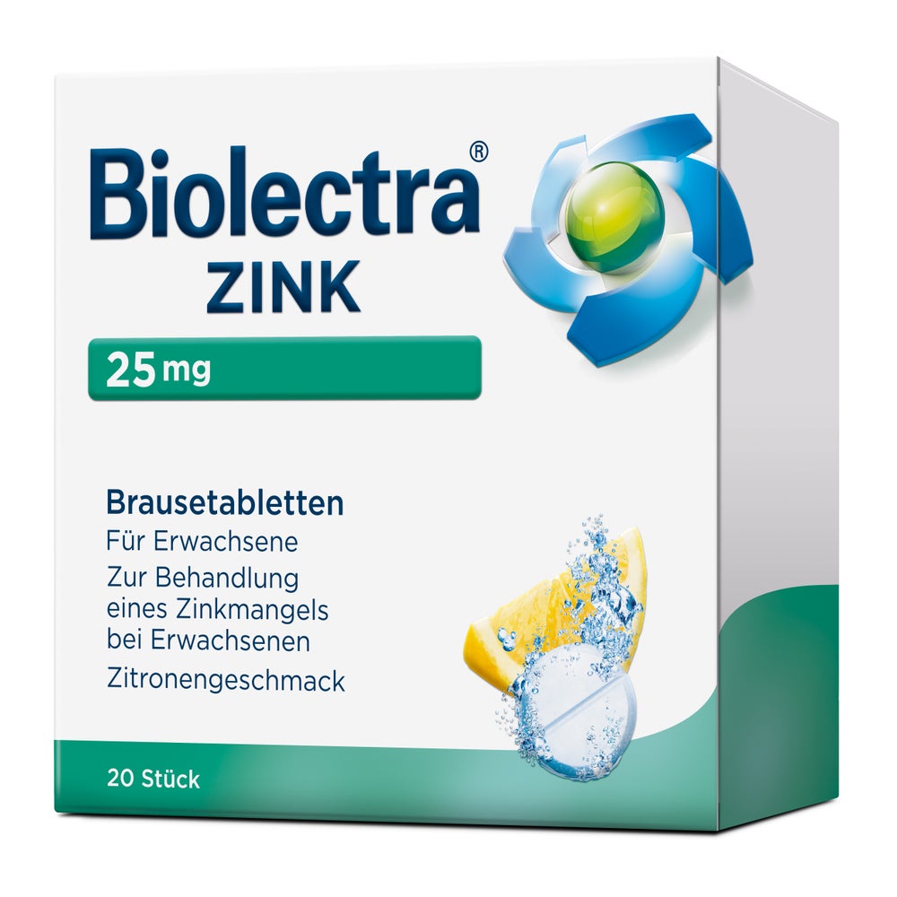 Biolectra Zink Brausetabletten 20 St