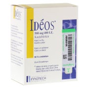 Produktabbildung: Ideos 500 Mg/400 I.E. Kautabletten - Reimport 90 St