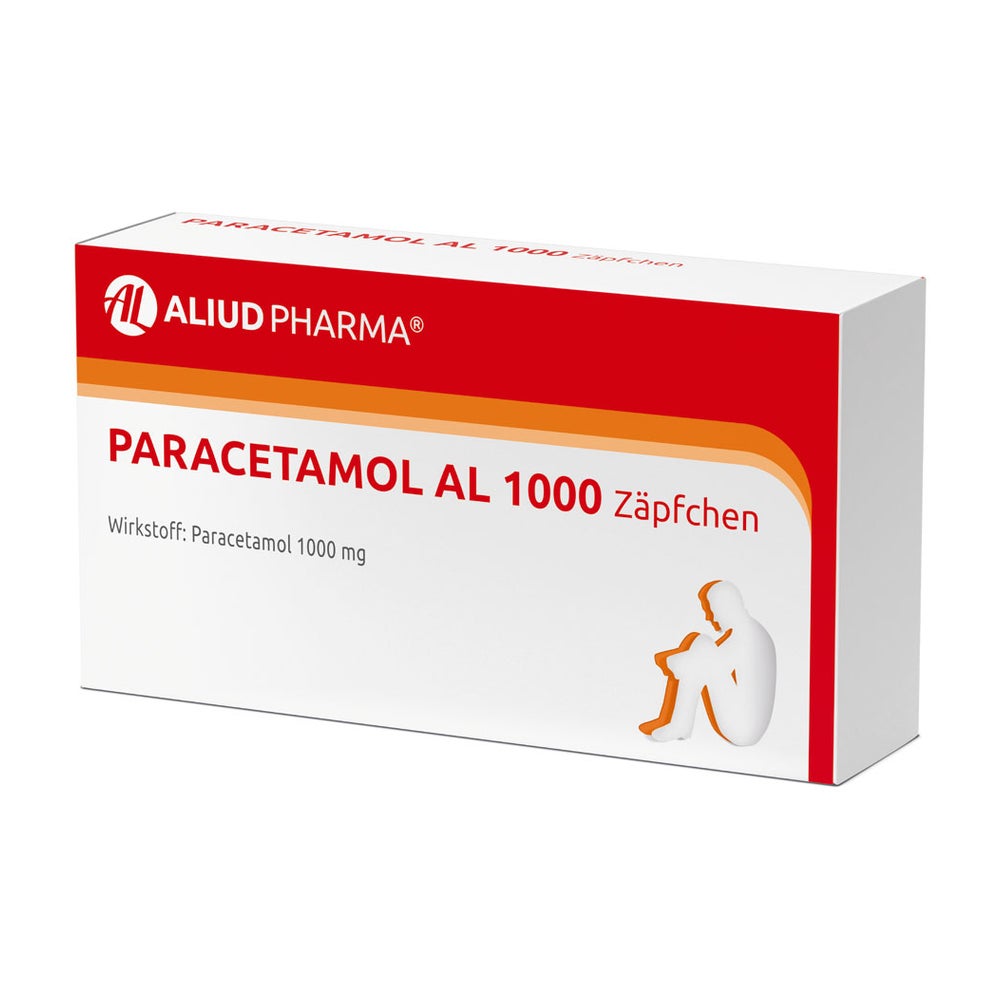 Paracetamol AL 1.000 Suppositorien 10 St