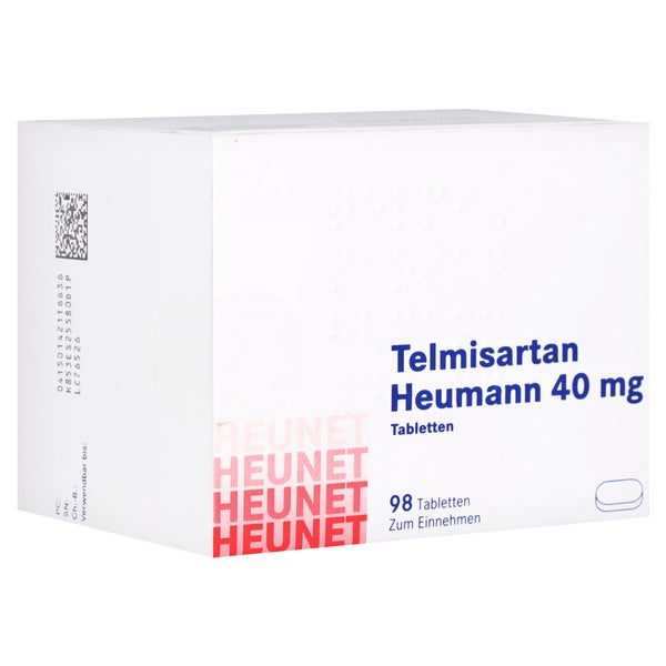 TELMISARTAN Heumann 40 mg Tabletten Heunet 98 St