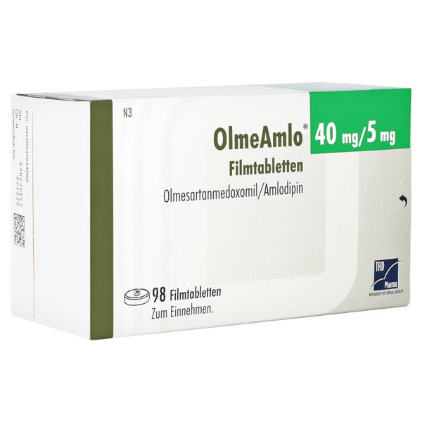 Olmeamlo 40 mg/5 mg Filmtabletten 98 St
