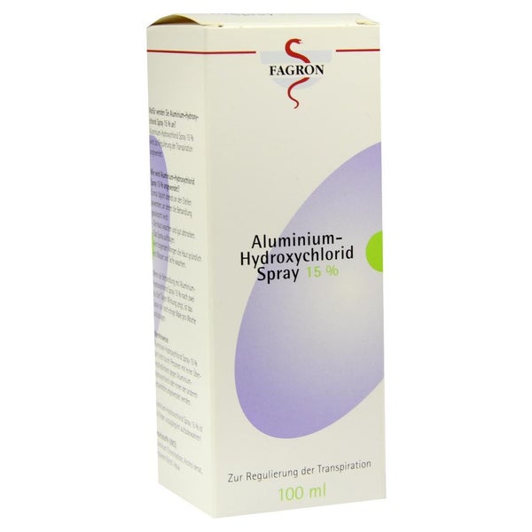 Aluminium Hydroxychlorid Spray 15% Fagro 100 ml