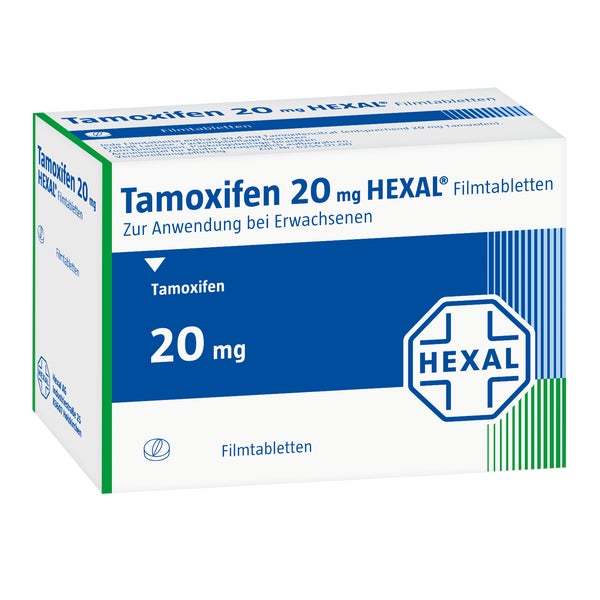 Tamoxifen 20 mg HEXAL Filmtabletten 100 St