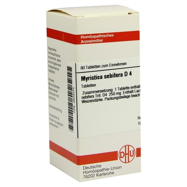 Myristica Sebifera D 4 Tabletten 80 St