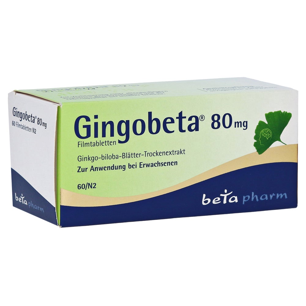 Gingobeta 80 mg Filmtabletten 60 St