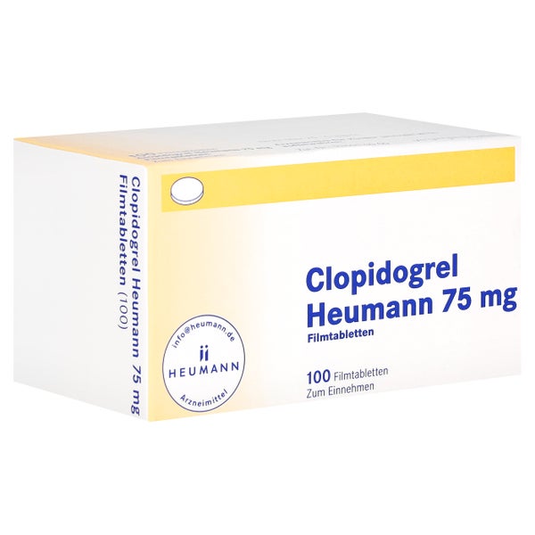 Clopidogrel Heumann 75 mg Filmtabletten 100 St