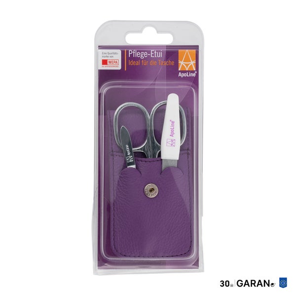 Apoline Manicure Etui 3teilig lila 1 St