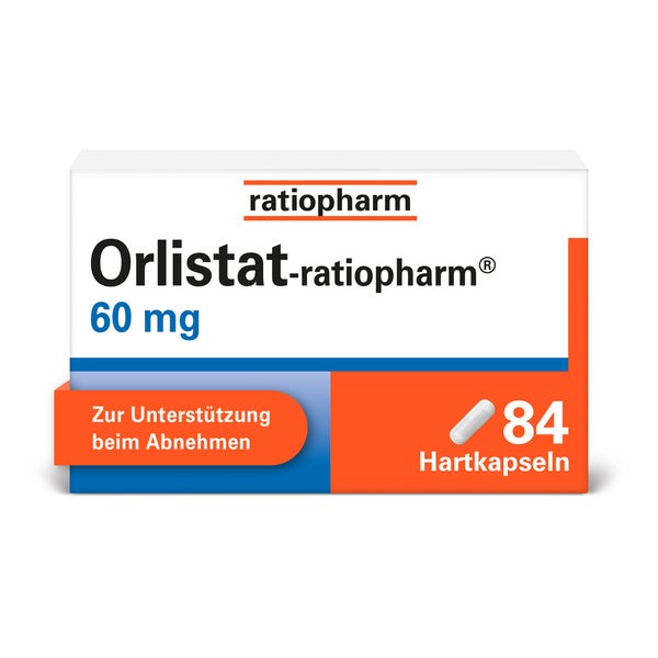 Orlistat-ratiopharm 60 mg - zur Unterstützung beim Abnehmen 84 St