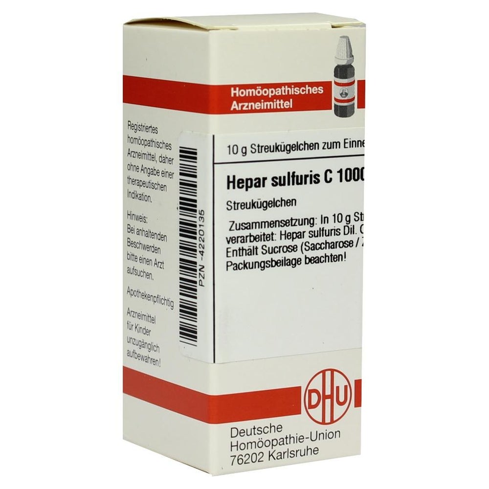Hepar Sulfuris C 1000 Globuli 10 g