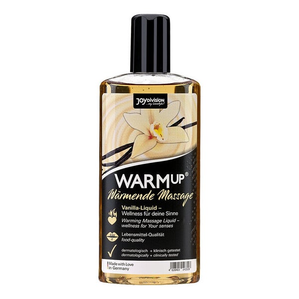«WARMup Vanille» 150ml - Wärmendes Massageliquid, essbar (0.15 l) 150 ml