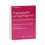 Produktabbildung: Tadalafil Uropharm 20 mg 24 St