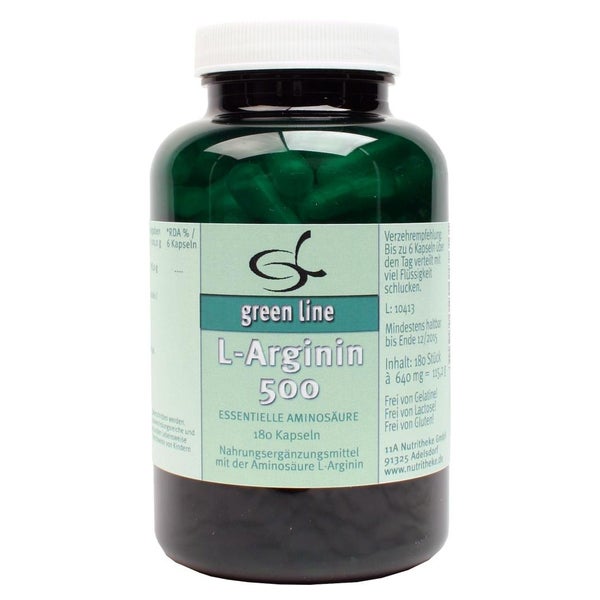 L-arginin 500 Kapseln 180 St