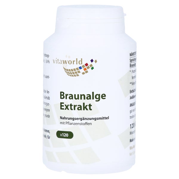 Braunalgen Ektrakt 500 mg Kapseln 120 St