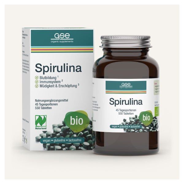 GSE Naturland Bio Spirulina (Tabletten) 550 St