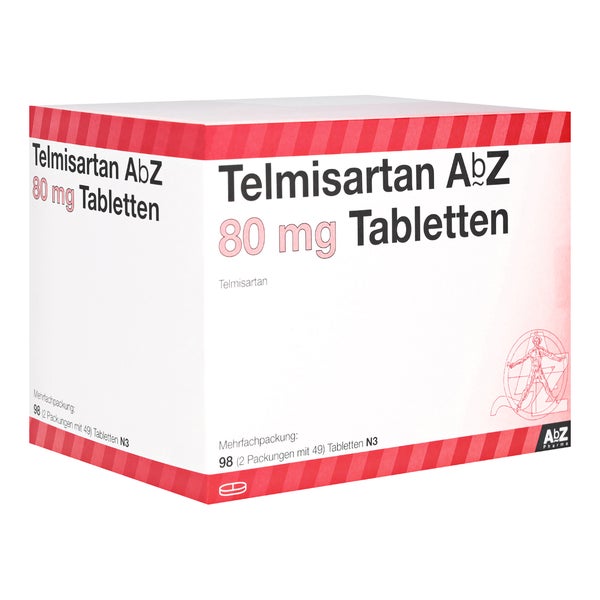 Telmisartan AbZ 80 mg Tabletten 98 St