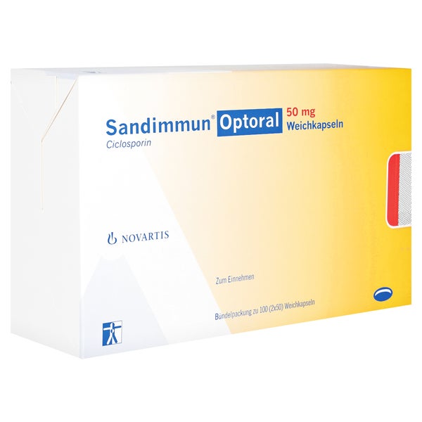 Sandimmun Optoral 50 mg Weichkapseln 100 St
