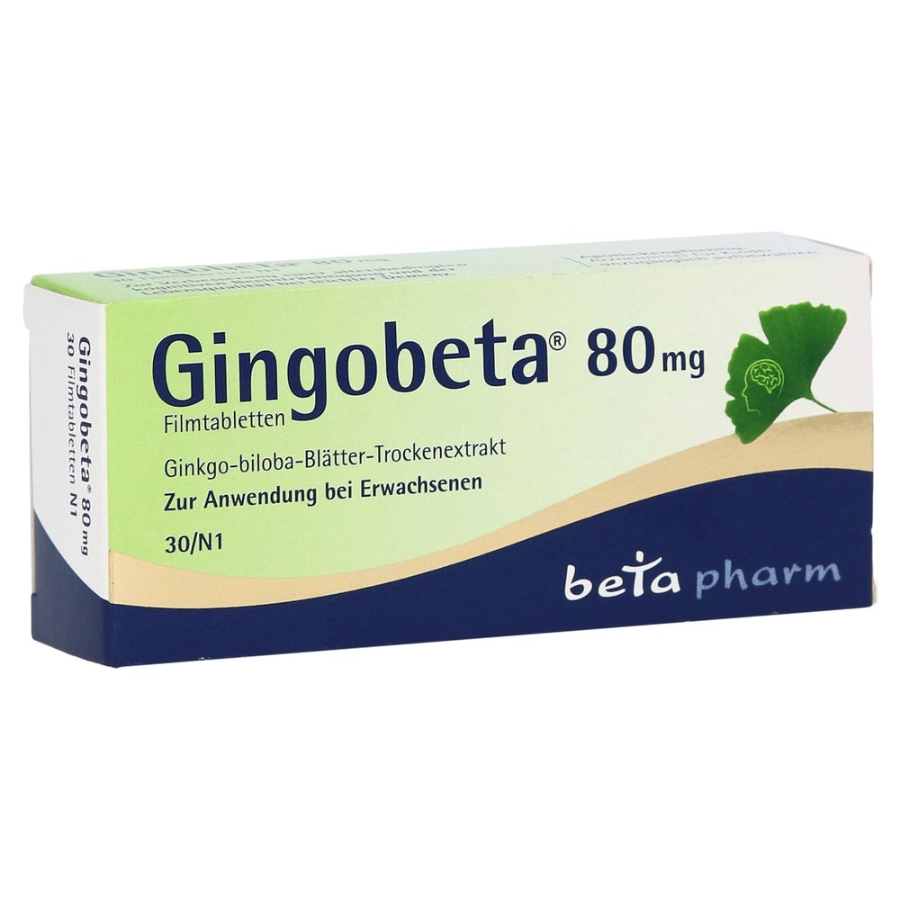 Gingobeta 80 mg Filmtabletten 30 St