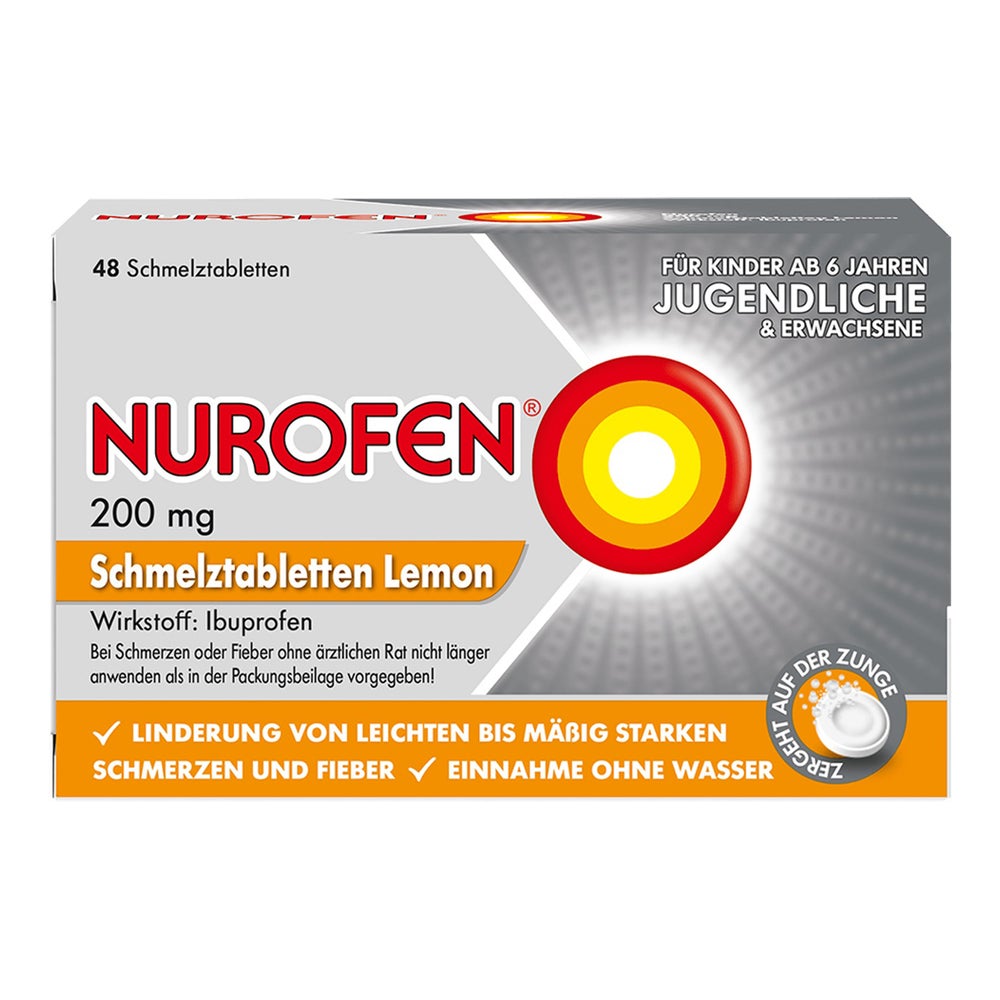 NUROFEN 200 mg Schmelztabletten Lemon