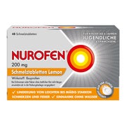 NUROFEN 200 mg Schmelztabletten Lemon 48 St