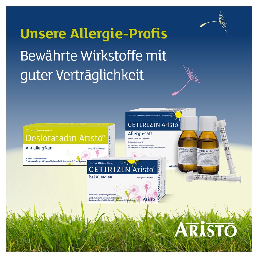 Desloratadin Aristo 5mg  Antihistaminikum 100 St