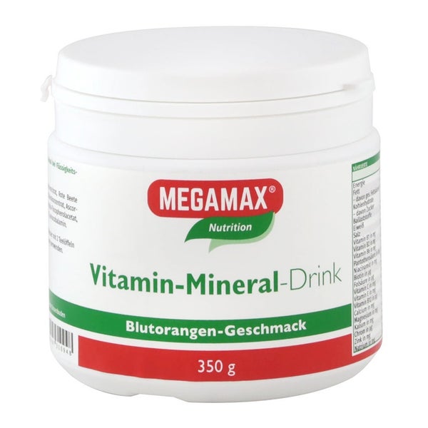 MEGAMAX® Vitamin-Mineral-Drink Blutorange 350 g