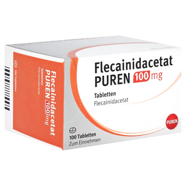 Flecainidacetat Puren 100 mg Tabletten 100 St