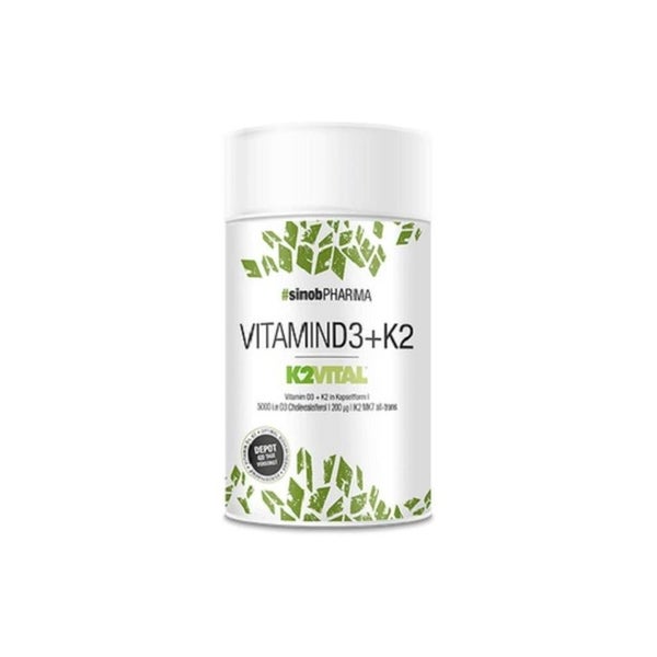 Sinob Vitamin D3 + K2 60 Kapseln 60 St