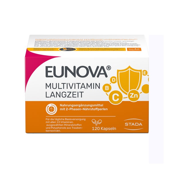 Eunova Langzeit Multivitamine und Mineralstoffe 120 St