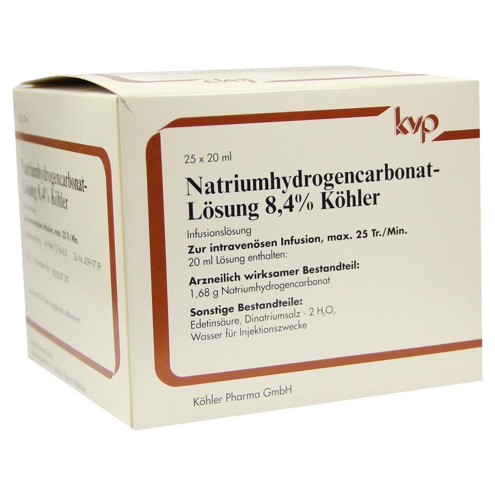 Natriumhydrogencarbonat-Lösung 8,4% Köhler 25X20 ml