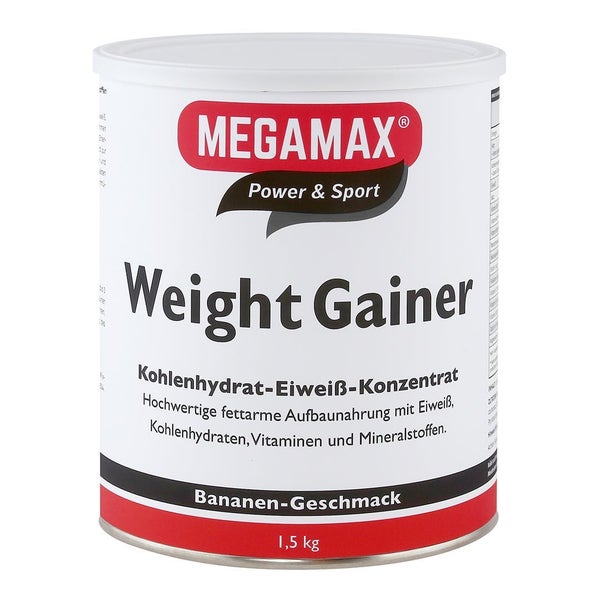 MEGAMAX® Weight Gainer Banane 1500 g