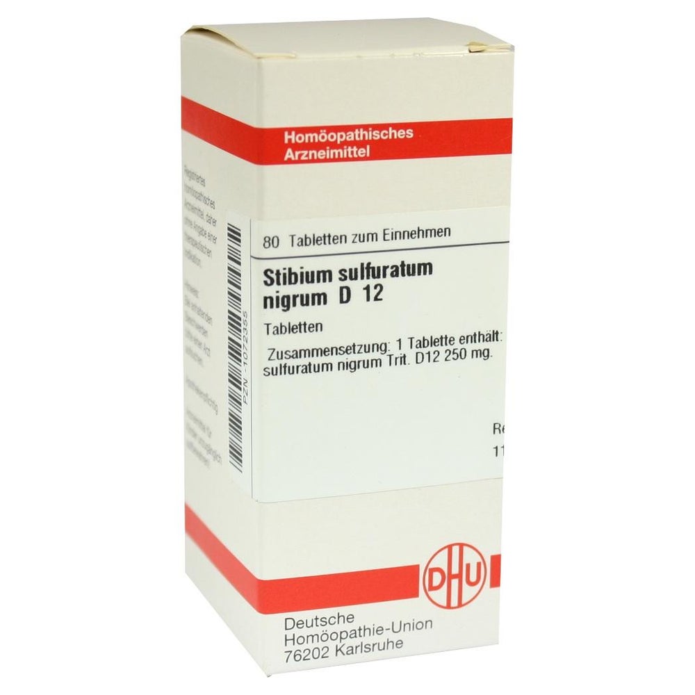 Stibium Sulfuratum Nigrum D 12 Tabletten 80 St