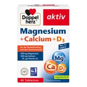Produktabbildung: Doppelherz aktiv Magnesium + Calcium + D3 40 St